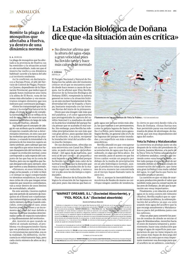 ABC SEVILLA 26-04-2024 página 28