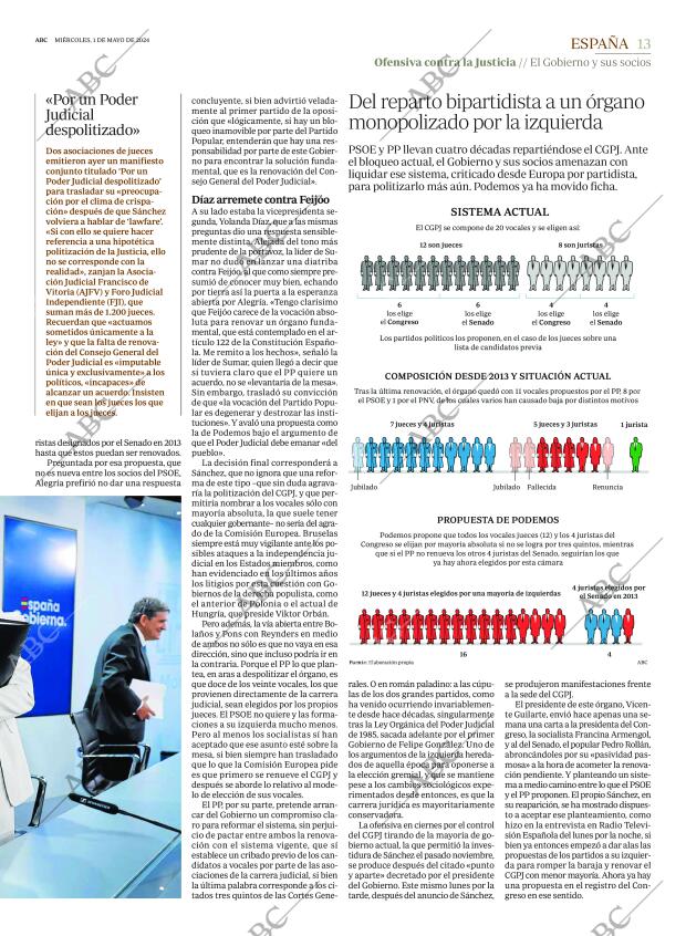 ABC MADRID 01-05-2024 página 13