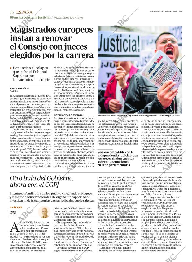 ABC MADRID 01-05-2024 página 16