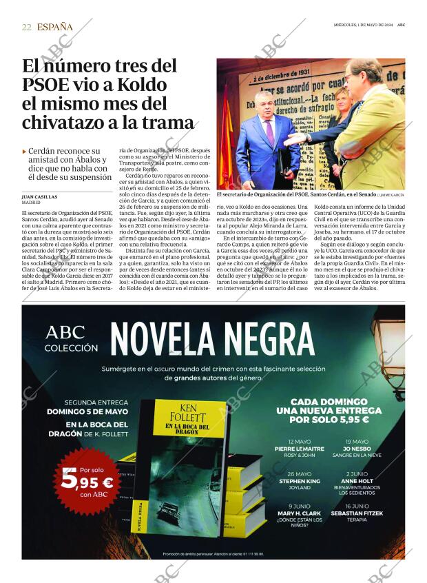 ABC MADRID 01-05-2024 página 22