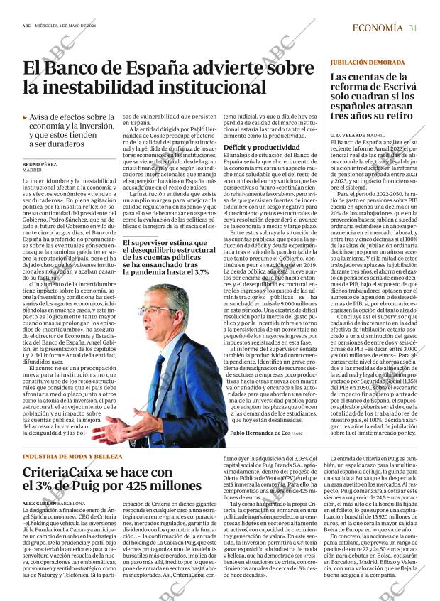 ABC MADRID 01-05-2024 página 31