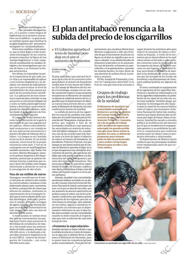 ABC MADRID 01-05-2024 página 34