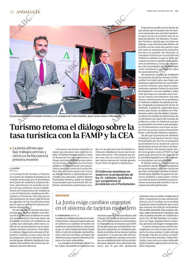 ABC SEVILLA 01-05-2024 página 28