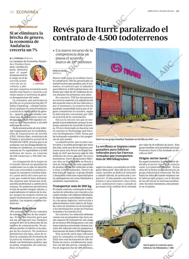 ABC SEVILLA 01-05-2024 página 50