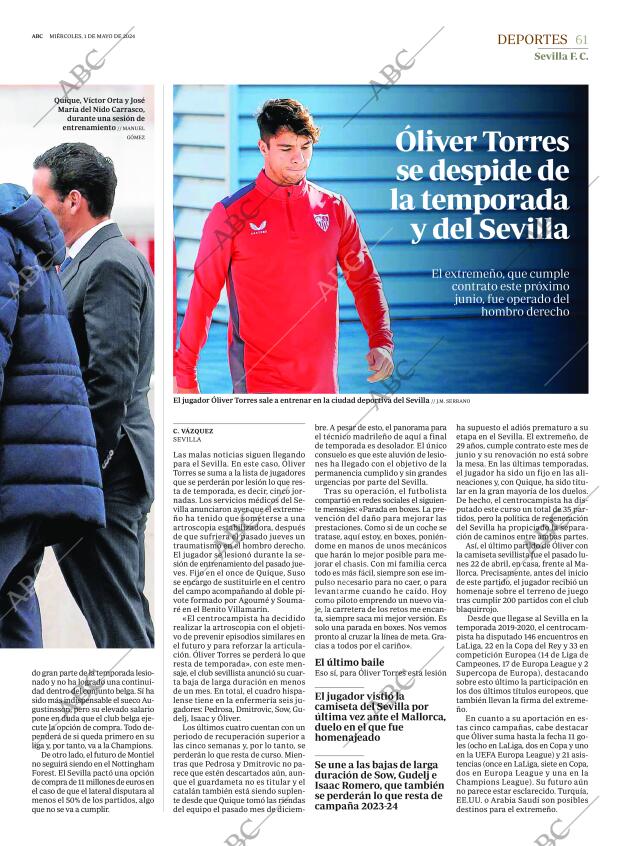 ABC SEVILLA 01-05-2024 página 61