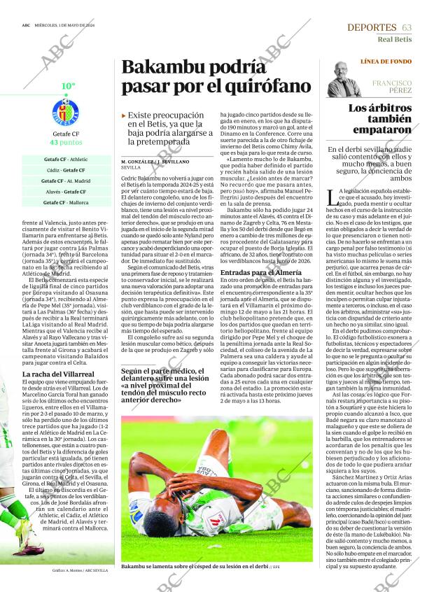 ABC SEVILLA 01-05-2024 página 63
