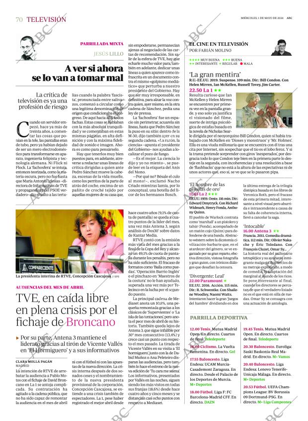 ABC SEVILLA 01-05-2024 página 70
