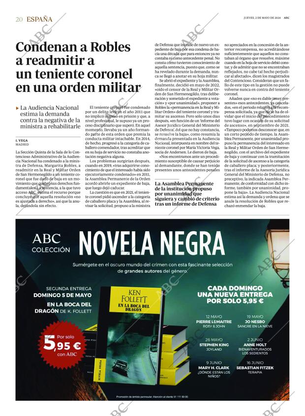 ABC MADRID 02-05-2024 página 20