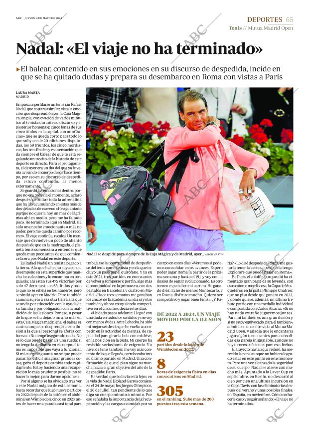 ABC SEVILLA 02-05-2024 página 65