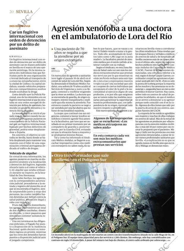 ABC SEVILLA 03-05-2024 página 20