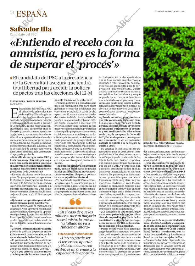 ABC MADRID 04-05-2024 página 14