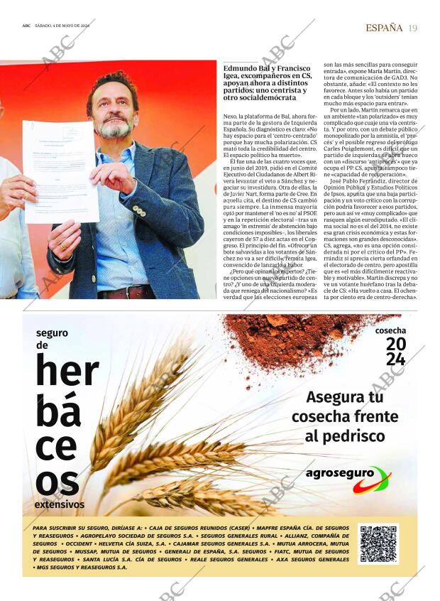 ABC MADRID 04-05-2024 página 19
