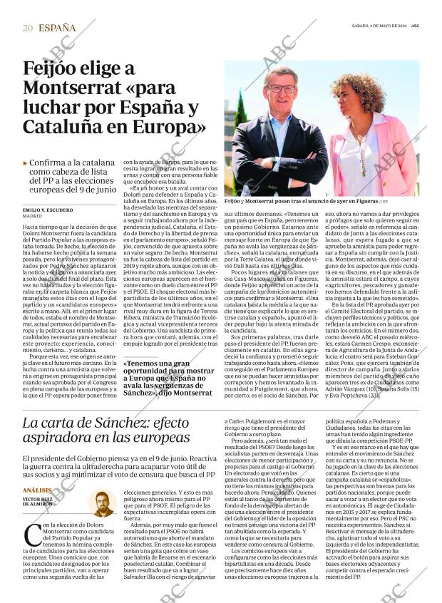 ABC MADRID 04-05-2024 página 20