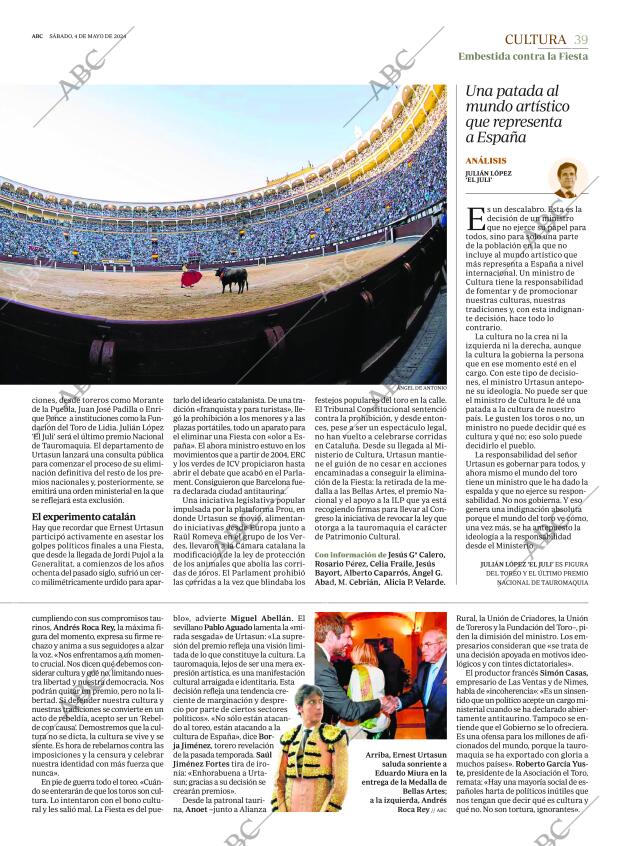 ABC MADRID 04-05-2024 página 39