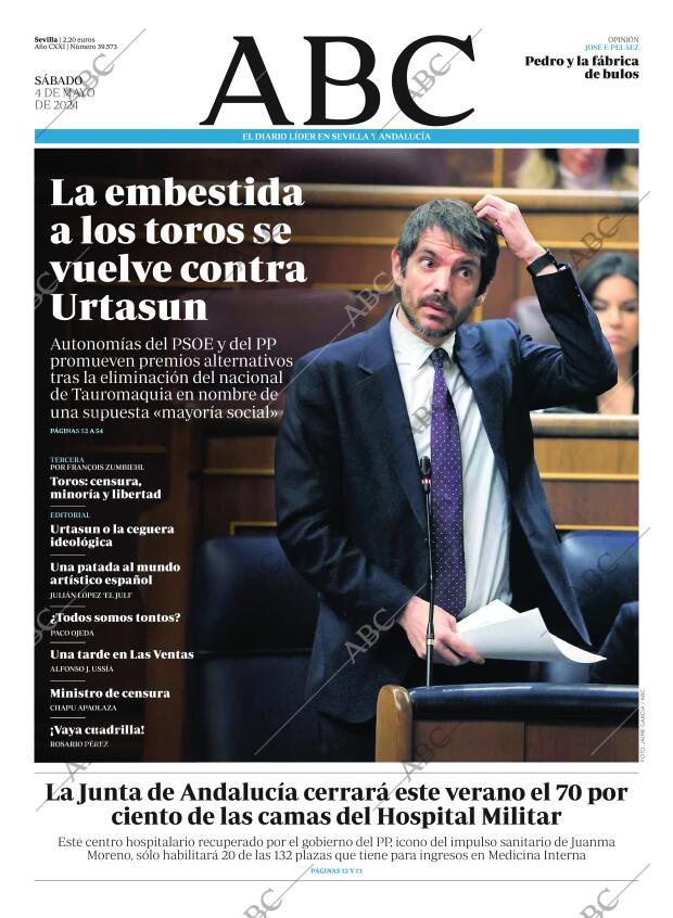 ABC SEVILLA 04-05-2024 página 1