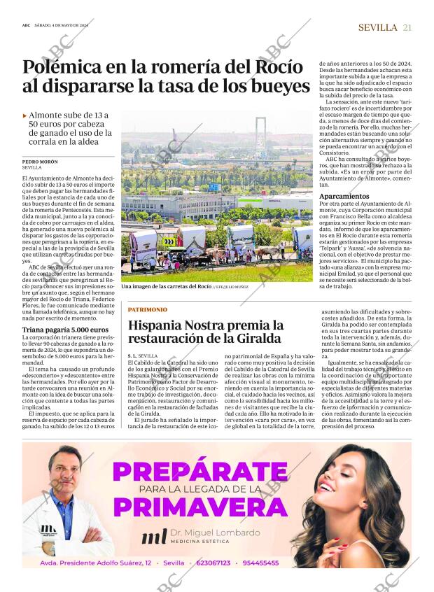 ABC SEVILLA 04-05-2024 página 21