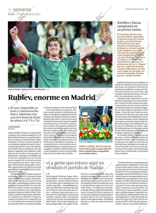 ABC SEVILLA 06-05-2024 página 74