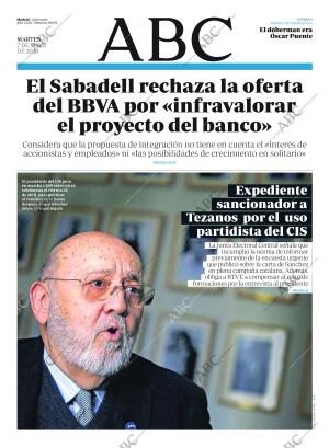 ABC MADRID 07-05-2024 página 1