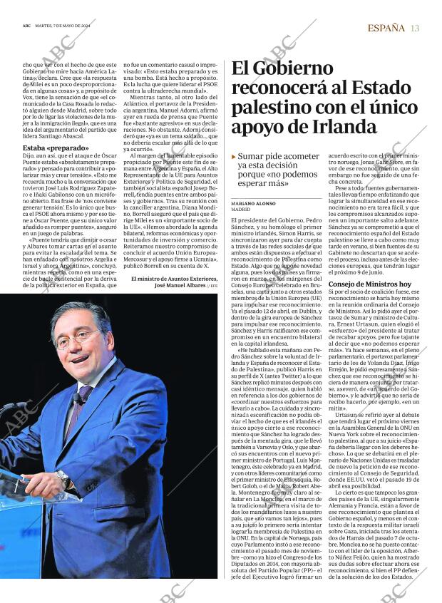 ABC MADRID 07-05-2024 página 13