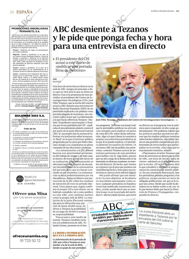 ABC MADRID 09-05-2024 página 20