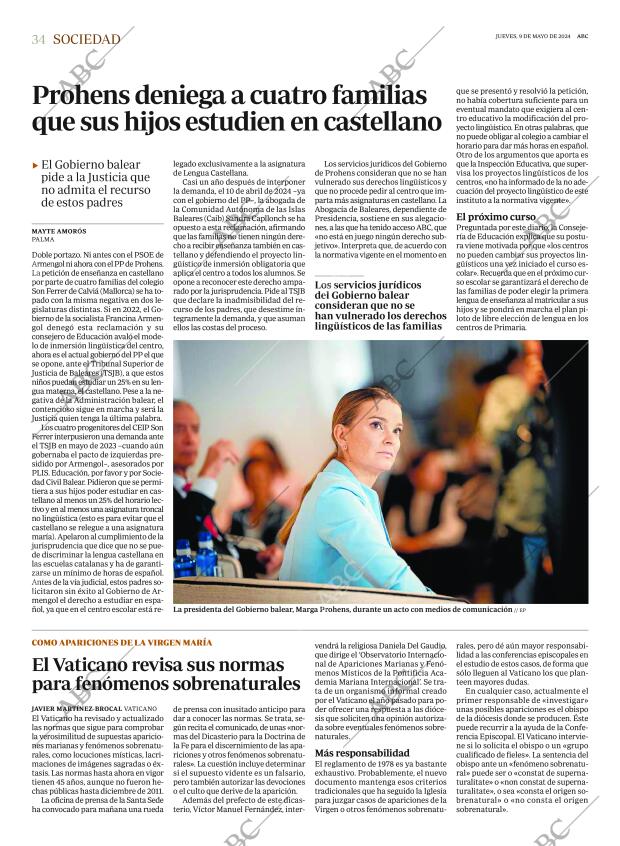 ABC MADRID 09-05-2024 página 34