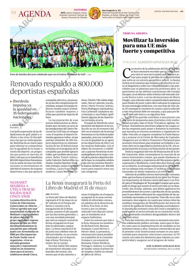 ABC MADRID 09-05-2024 página 54