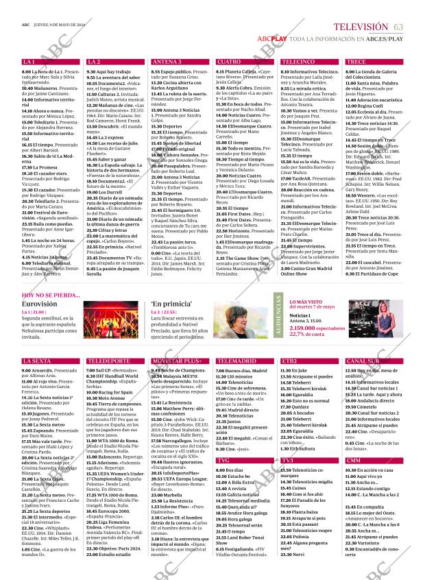 ABC MADRID 09-05-2024 página 63