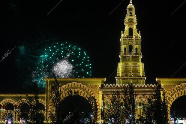 Inauguración de alumbrado y fuegos artificiales de la Feria de Nuestra Señora de...