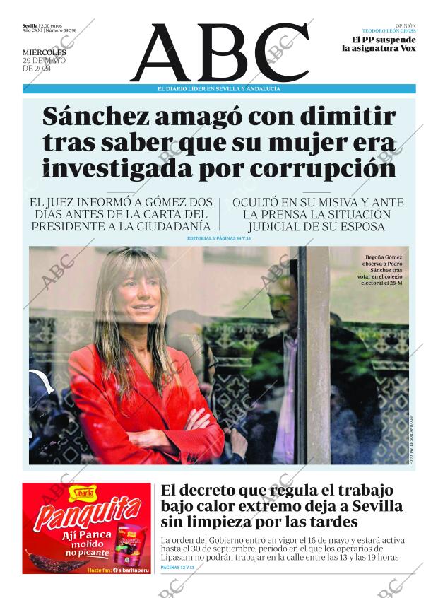 ABC SEVILLA 29-05-2024 página 1