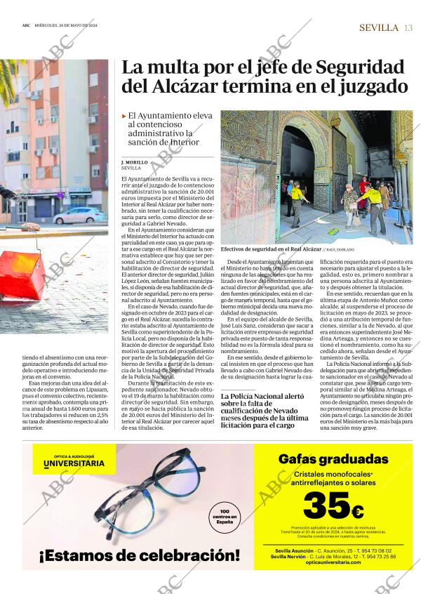 ABC SEVILLA 29-05-2024 página 13