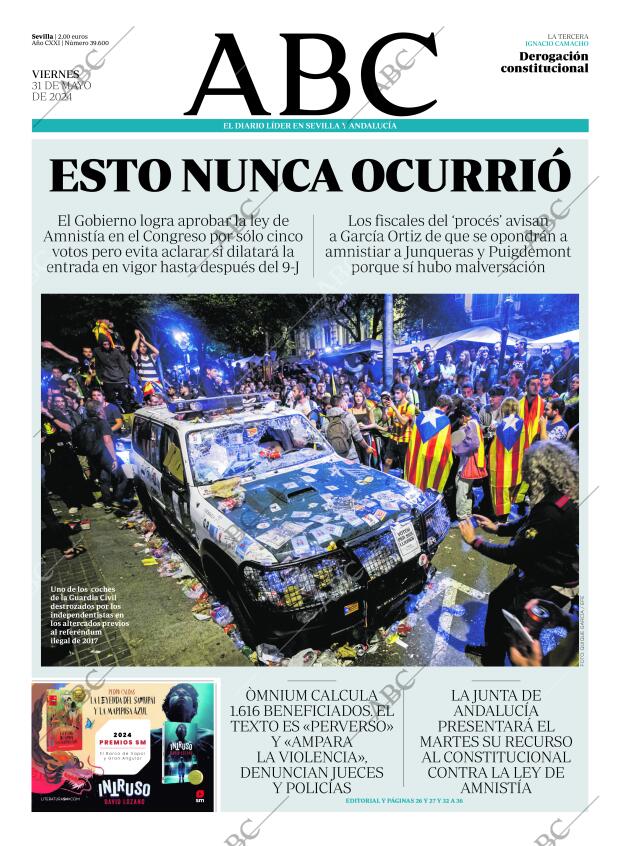 ABC SEVILLA 31-05-2024 página 1