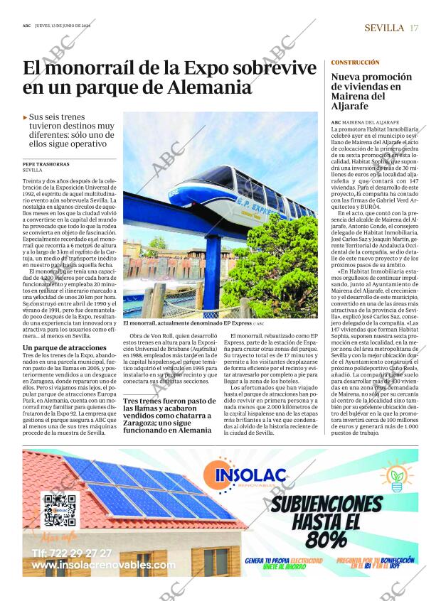 ABC SEVILLA 13-06-2024 página 17