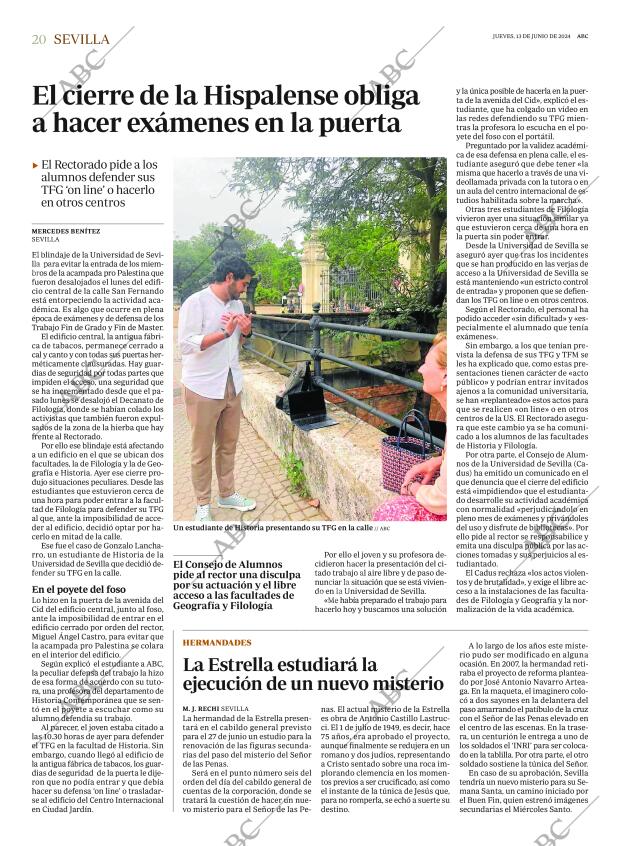 ABC SEVILLA 13-06-2024 página 20