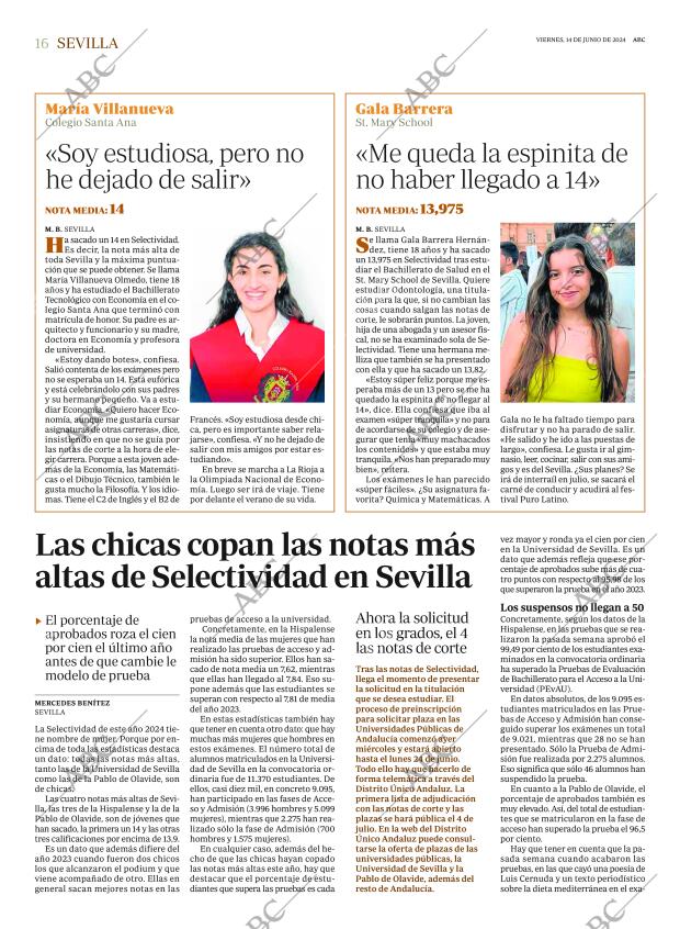 ABC SEVILLA 14-06-2024 página 16