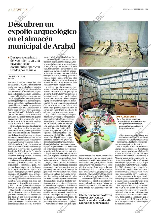 ABC SEVILLA 14-06-2024 página 20
