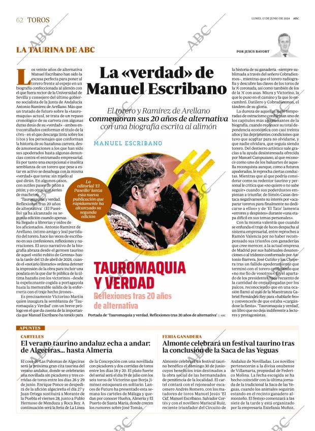 ABC SEVILLA 17-06-2024 página 62