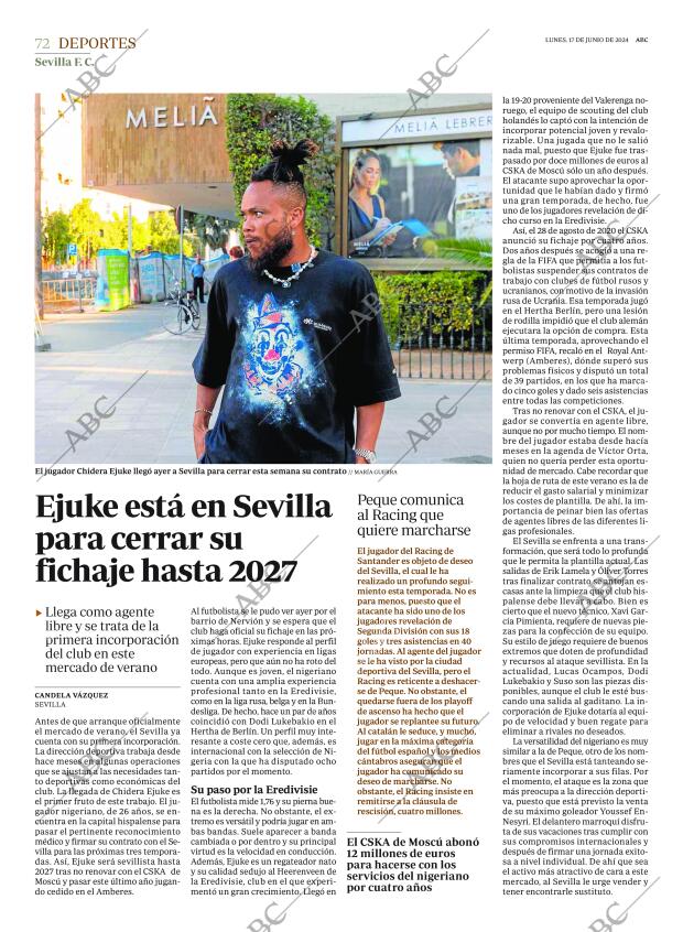 ABC SEVILLA 17-06-2024 página 72