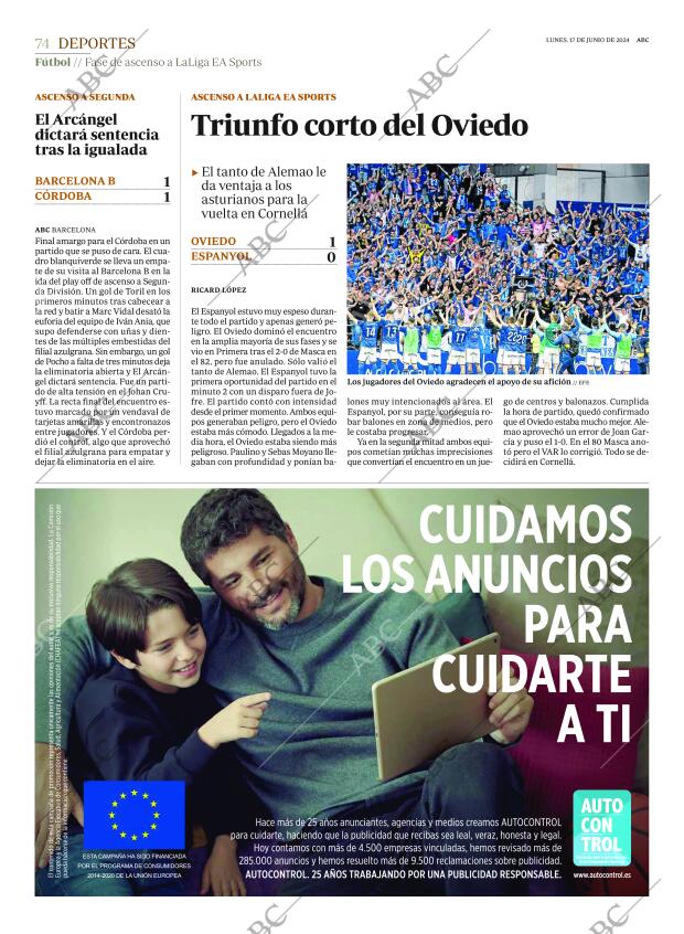ABC SEVILLA 17-06-2024 página 74