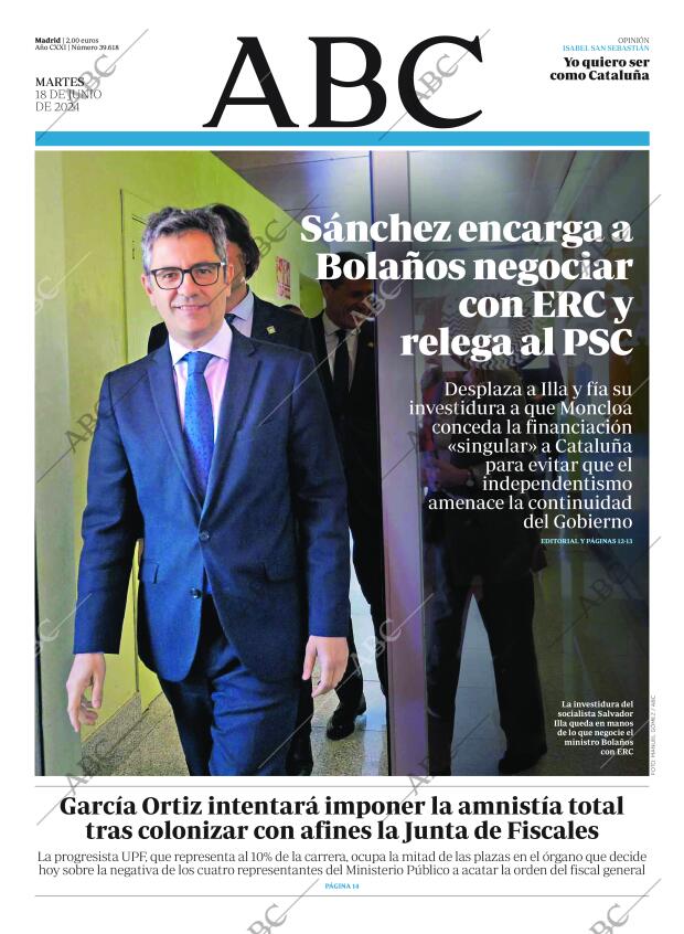 ABC MADRID 18-06-2024 página 1