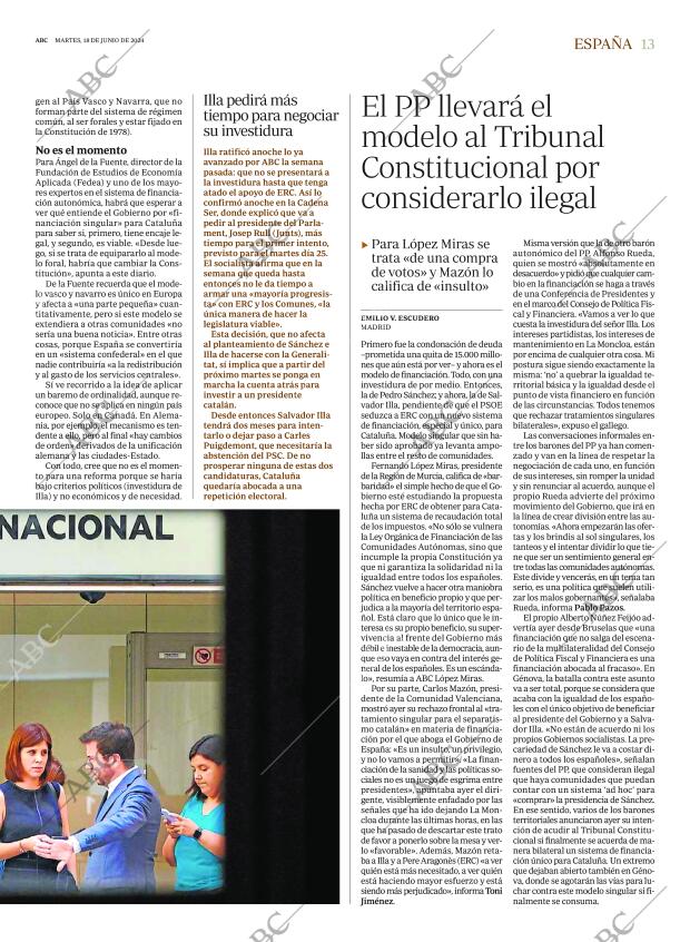 ABC MADRID 18-06-2024 página 13