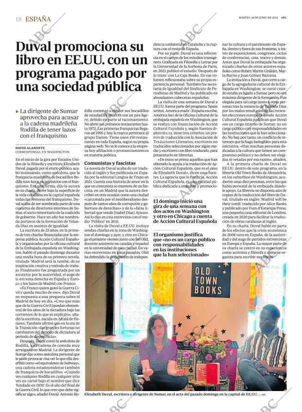 ABC MADRID 18-06-2024 página 18