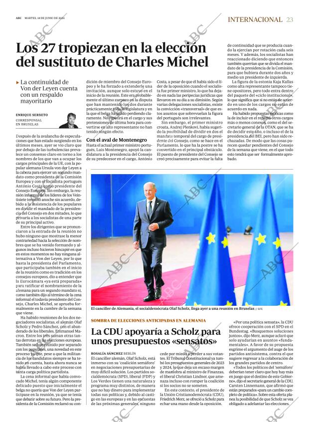 ABC MADRID 18-06-2024 página 23