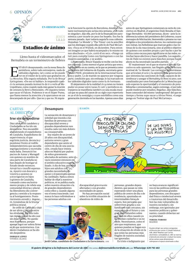 ABC MADRID 18-06-2024 página 6