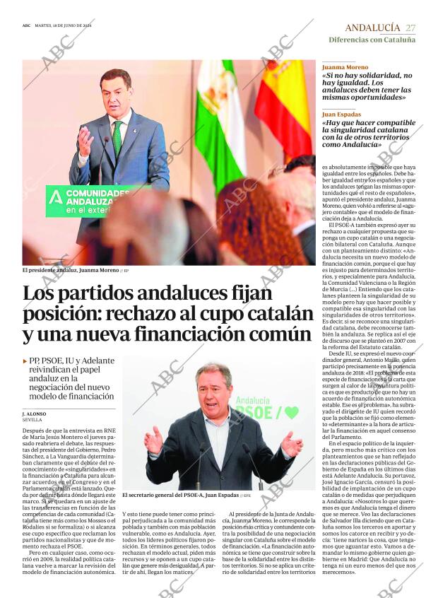 ABC SEVILLA 18-06-2024 página 27