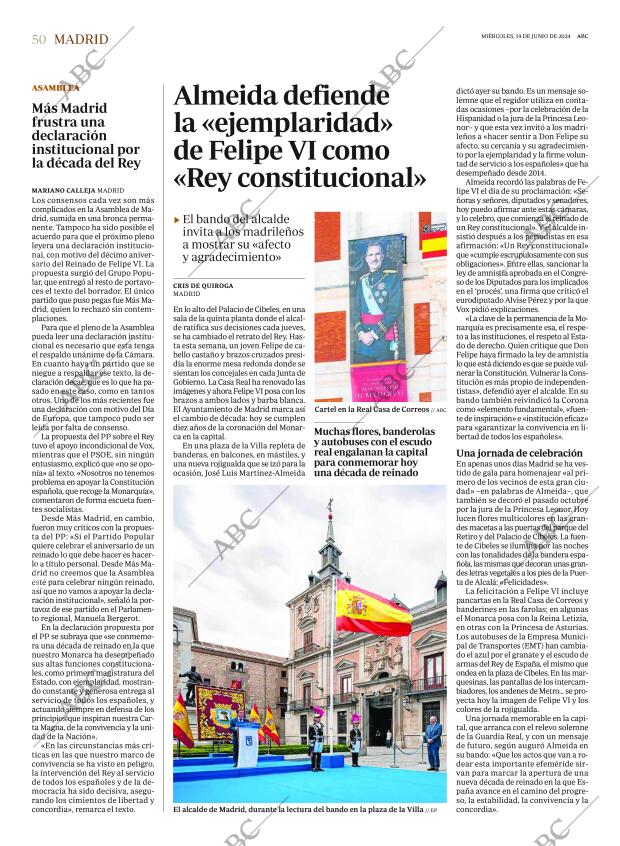 ABC MADRID 19-06-2024 página 50