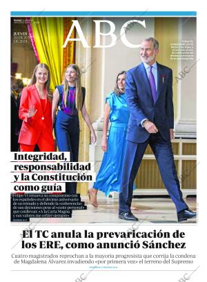 ABC MADRID 20-06-2024 página 1