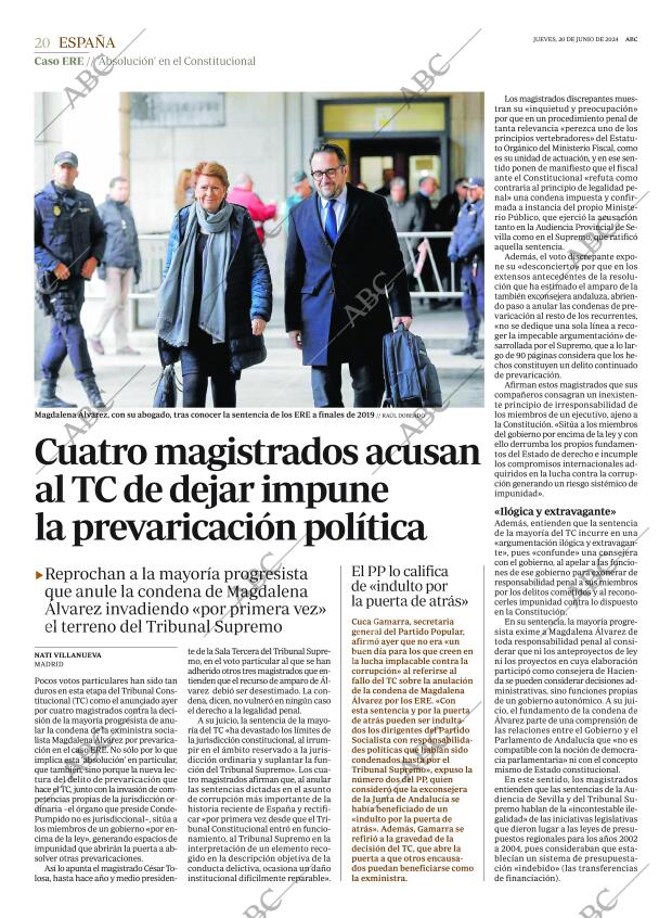 ABC MADRID 20-06-2024 página 20