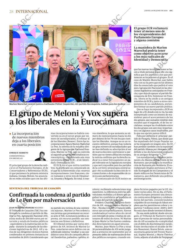 ABC MADRID 20-06-2024 página 28