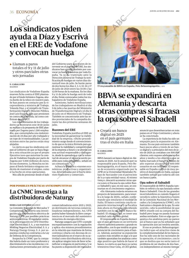 ABC MADRID 20-06-2024 página 36