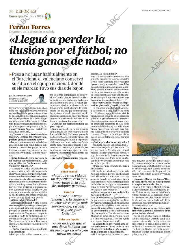 ABC MADRID 20-06-2024 página 50